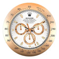 Rolex Daytona Series,Rose Gold & White | Wall Clock