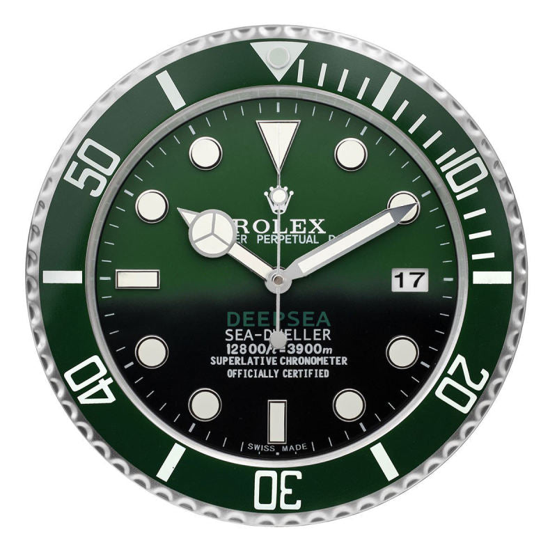 Rolex Deepsea Wall Clock I Green Sea-Dweller