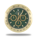 Rolex Daytona Series ,Gold & Green | Wall Clock