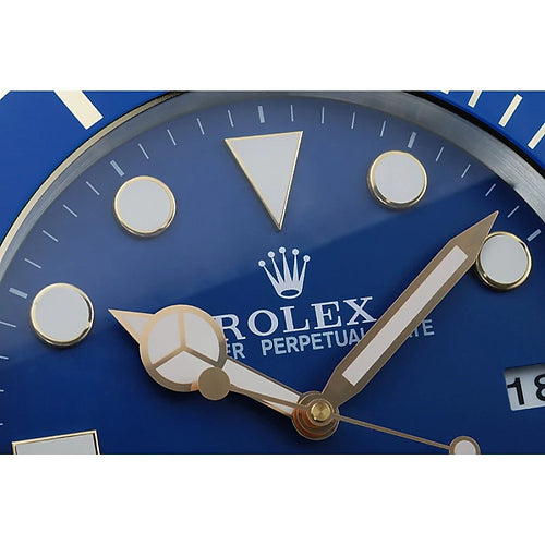 Rolex Submariner Series,Blue & Gold | Wall Clock