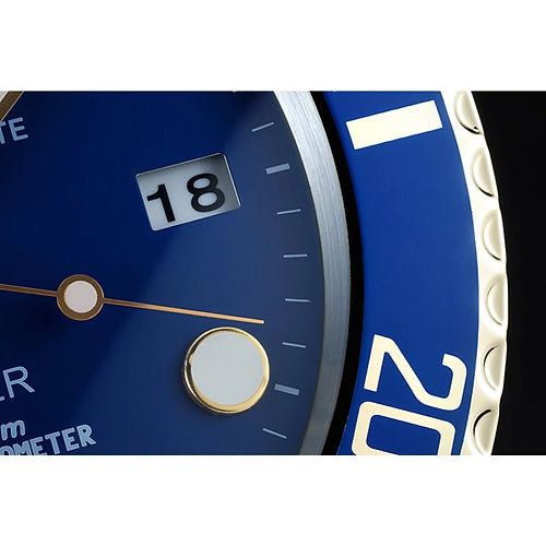 Rolex Submariner Series,Blue & Gold | Wall Clock