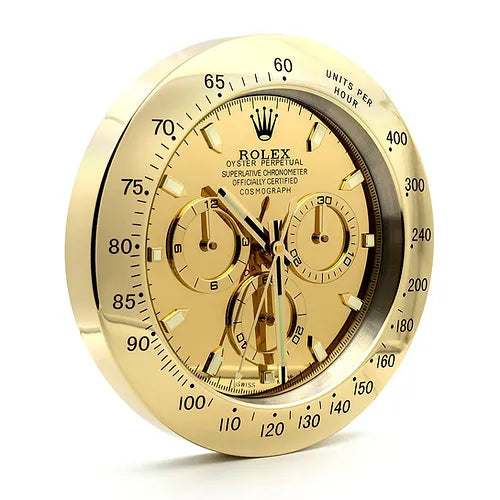 Rolex Wall Clock Daytona Series ,Full Gold