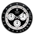 Rolex Daytona Paul Newman Wall Clock | White Logo