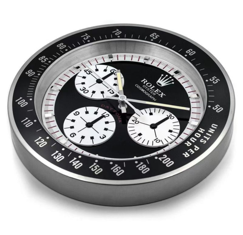 Rolex Daytona Paul Newman Wall Clock | White Logo