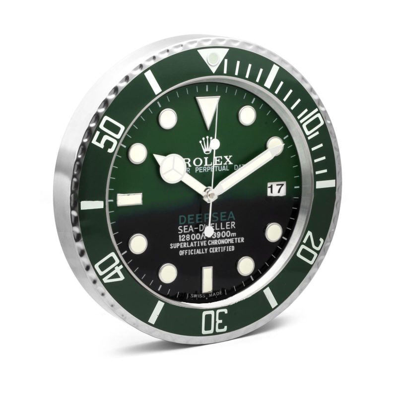 Rolex Deepsea Wall Clock I Green Sea-Dweller