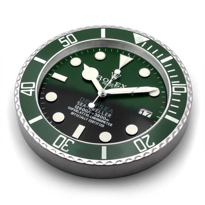 Rolex Deepsea Wall Clock I Green Sea-Dweller