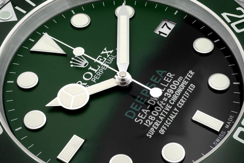 Rolex Deepsea Wall Clock I Green Sea-Dweller