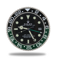 Rolex GMT Master Series,Black & Green | Wall Clock